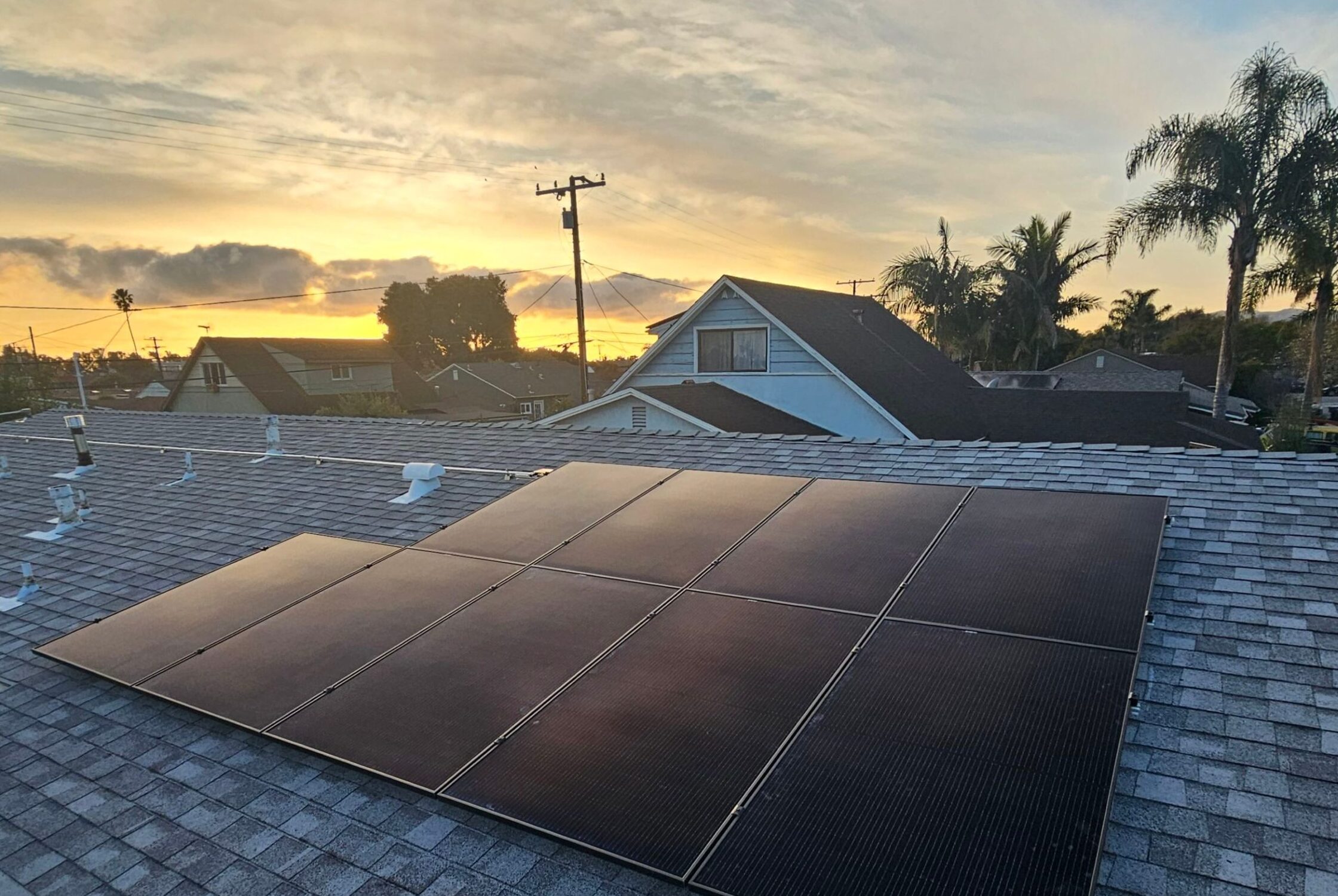 solar system installation